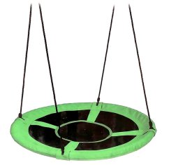 Houpací kruh 100 cm zeleno-černý