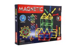 Magnetická stavebnice 148ks plast/kov