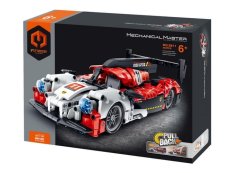 Stavebnice iM.MASTER závodní auto plast 472 dílků na zpětné natažení