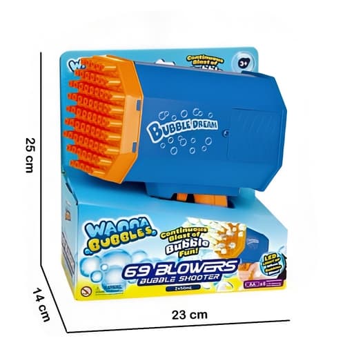 Bublifuková pistole mega Bubble Dream