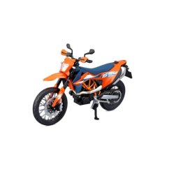 Maisto - Motocykl se stojánkem, 2023 KTM 690 SMC R, oranžovo-modrá, 1:12