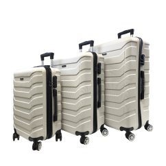 Bavy Cestovní kufr skořepinový White - set 3 ks
