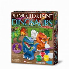 Výroba a malování - 3D dinosauři