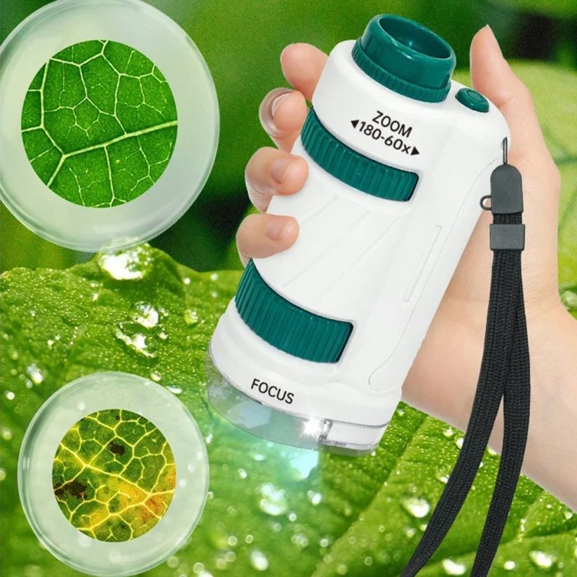 Dětský přenosný mikroskop