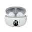 Bluetooth sluchátka s mikrofonem bílé