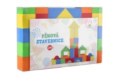 Stavebnice pěnová 29ks v plastové krabici