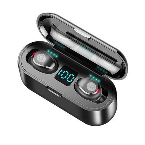 Bluetooth sluchátka s mikrofonem černé