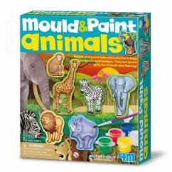 Výroba a malování - magnetky safari