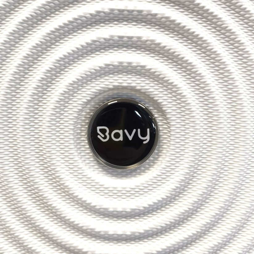 Bavy Cestovní kufr skořepinový 28" Circle White
