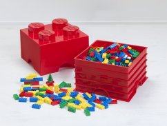 LEGO úložný box 4 - červená
