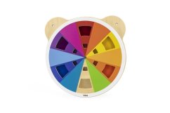 Dřevěná nástěnná hra barvy