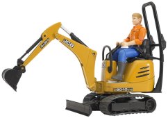BWORLD 62002 Mikrobagr JCB s figurkou