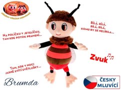 Příběhy včelích medvídků Brumda plyšový 26cm s písničkami