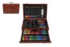Sada na malování  143ks v dřevěném kufříku