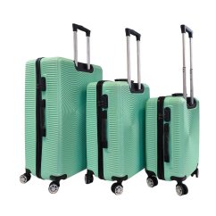 Bavy Cestovní kufr skořepinový Light green - set 3 ks