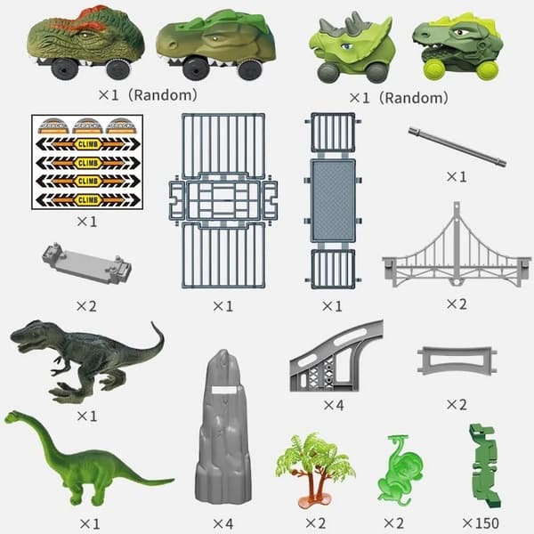 Bavytoy Variabilní dráha dino 176ks úzká
