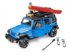 Bruder 2529 Jeep Wrangler Rubicon s kajakem a figurkou