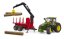 Bruder 3154 traktor John Deere 7R 350 se zadním přívěsem a 4 kládami