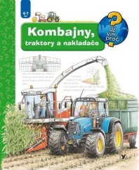 Knížka Kombajny, traktory a nakladač CZ text