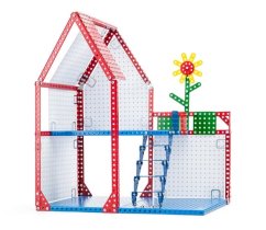 Merkur - Domeček pro panenky, 34x39x25 cm, 354 dílků
