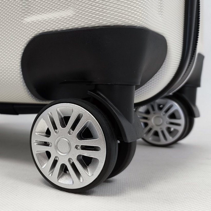 Bavy Cestovní kufr skořepinový 24" Stripes White