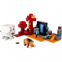 LEGO® Minecraft (21255) Přepadení v portálu do Netheru
