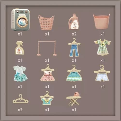 Dětská pračka s příslušenstvím