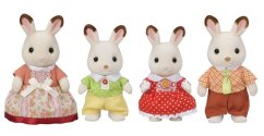 Sylvanian Families - Rodina Chocolate králíků, nová