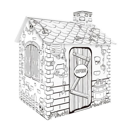 Kreativní papírový domeček