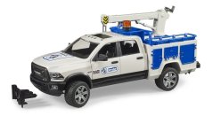 Bruder 2509 Terénní auto RAM s otočným majákem a hydraulickou rukou