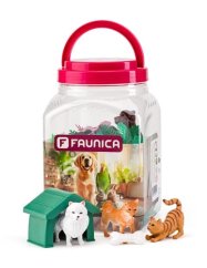 Zvířátka figurky sada v MEGA tubě - Mazlíčci