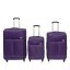 Bavy Cestovní kufr látkový Purple - set 3 ks