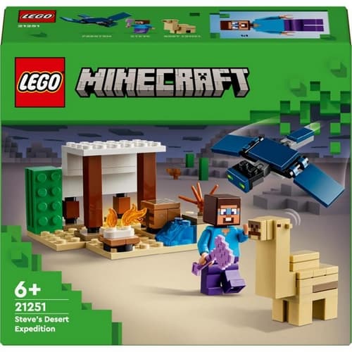 LEGO® Minecraft (21251) Steve a výprava do pouště