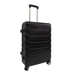 Bavy Cestovní kufr skořepinový 24" Ribs Black