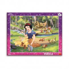 Dino Sněhurka a zvířátka 40 deskové puzzle