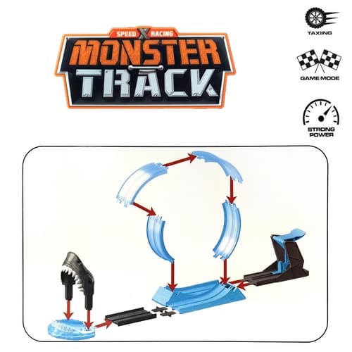 Bavytoy Žraločí dráha s autem