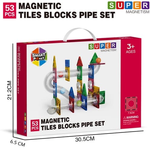 Magnetická stavebnice Řadovka 53 ks