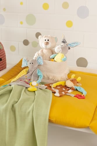 NICI MFN muchláček Kravička s kousátkem a úchytkou na dudlík