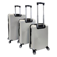 Bavy Cestovní kufr skořepinový White - set 3 ks