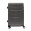 Bavy Cestovní kufr skořepinový 24" Ribs  Dark grey