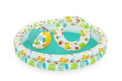 Nafukovací set Bestway - bazén 112cm, plavací kruh 51cm, míč 41x15cm