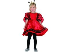 Šaty na karneval - Beruška 80 - 92 cm