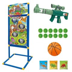 Terč a pistole na pěnové míčky