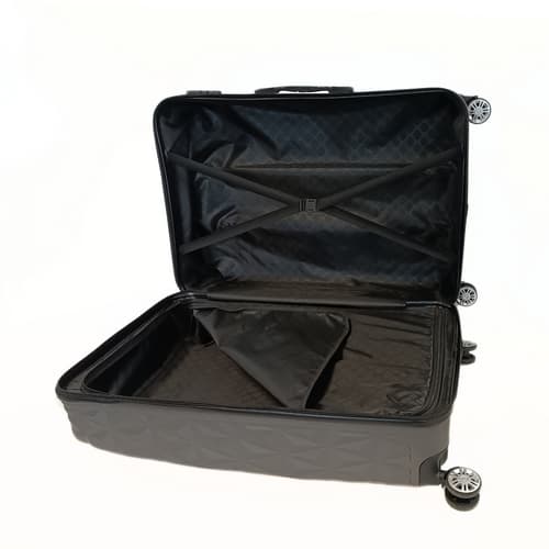 Bavy Cestovní kufr skořepinový Diamond Dark grey - set 3 ks