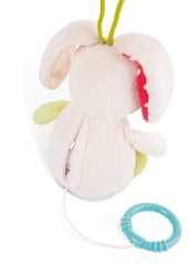 NICI MFN plyš Králíček na zavěšení s hracím strojkem, 18cm