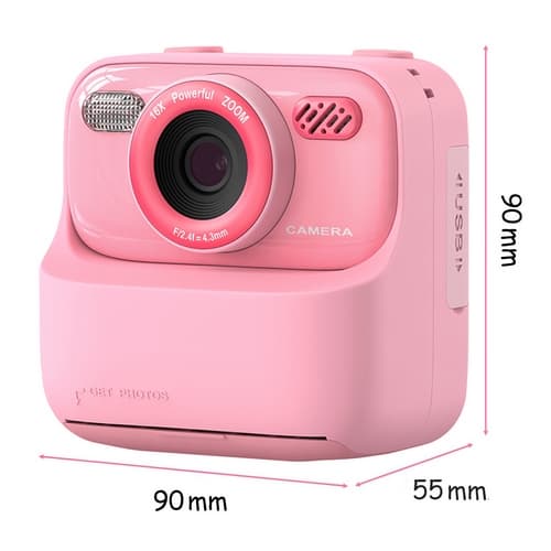 Růžový foťák s termotiskem + 32GB karta zdarma