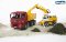 Bruder 2751 Nákladní auto MAN+bagr LIEBHERR