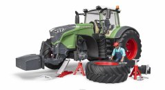 Bruder 4041 Traktor Fendt 1050 Vario s mechanikem a dílenským nářadím