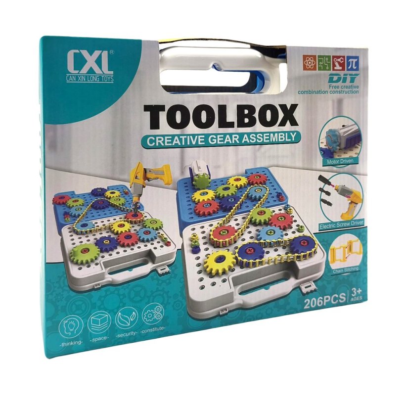 Ozubená kolečka - stavebnice