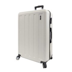 Bavy Cestovní kufr skořepinový 28" Stripes  White